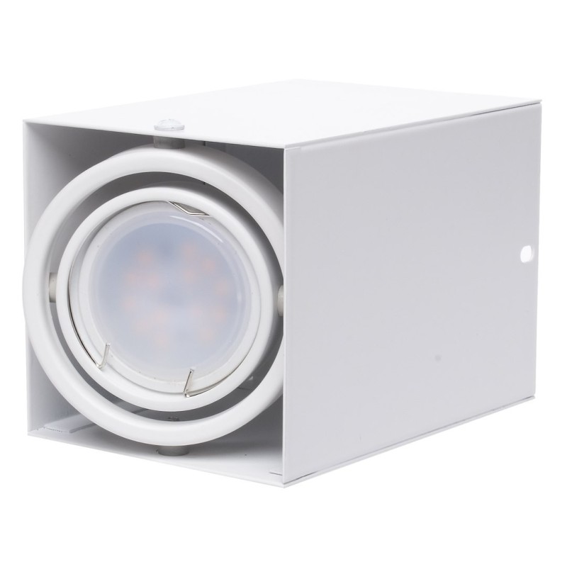 Lámpara de Techo Blocco Blanco 1x7W GU10 Led Lámpara de Techo Blocco Blanco 1x7W GU10 Led