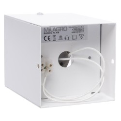 Lámpara de Techo Blocco Blanco 1x7W GU10 Led Lámpara de Techo Blocco Blanco 1x7W GU10 Led