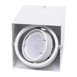 Lámpara de Techo Blocco Blanco 1x7W GU10 Led Lámpara de Techo Blocco Blanco 1x7W GU10 Led