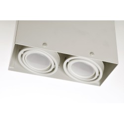Lampa Sufitowa Blocco Biały 2x7W GU10 Led Lampa Sufitowa Blocco Biały 2x7W GU10 Led