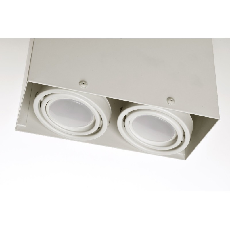 Lampa Sufitowa Blocco Biały 2x7W GU10 Led Lampa Sufitowa Blocco Biały 2x7W GU10 Led