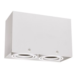 Lampa Sufitowa Blocco Biały 2x7W GU10 Led Lampa Sufitowa Blocco Biały 2x7W GU10 Led