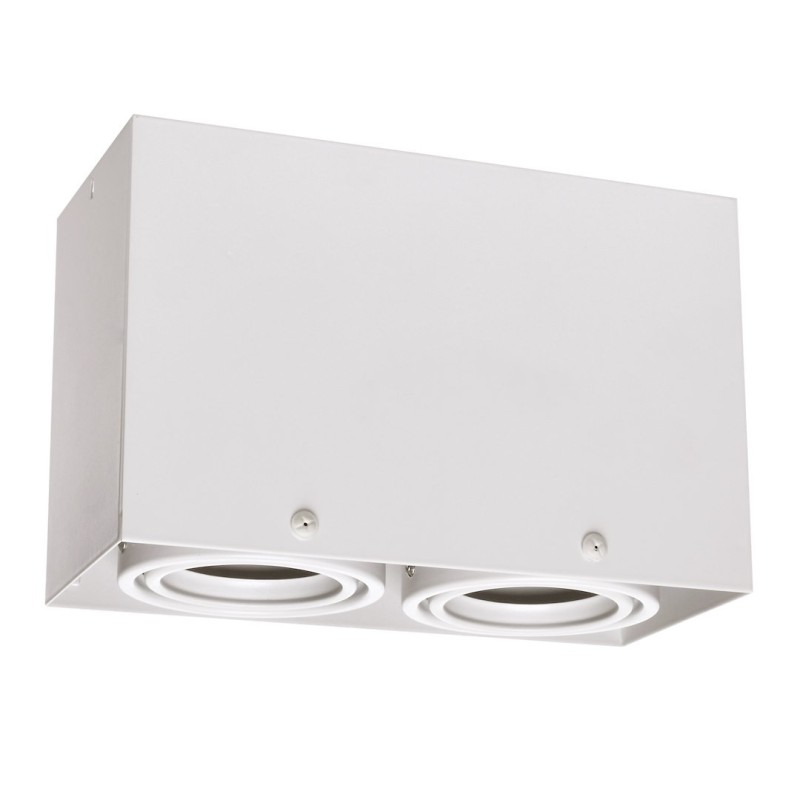 Lampa Sufitowa Blocco Biały 2x7W GU10 Led Lampa Sufitowa Blocco Biały 2x7W GU10 Led