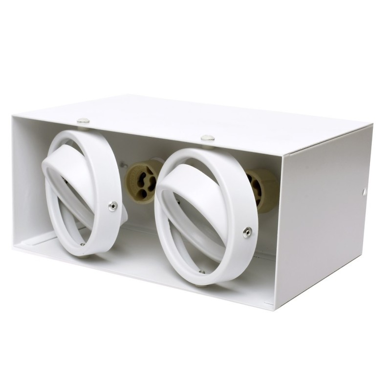 Lampa Sufitowa Blocco Biały 2x7W GU10 Led Lampa Sufitowa Blocco Biały 2x7W GU10 Led