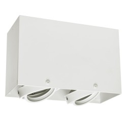 Lampa Sufitowa Blocco Biały 2x7W GU10 Led Lampa Sufitowa Blocco Biały 2x7W GU10 Led