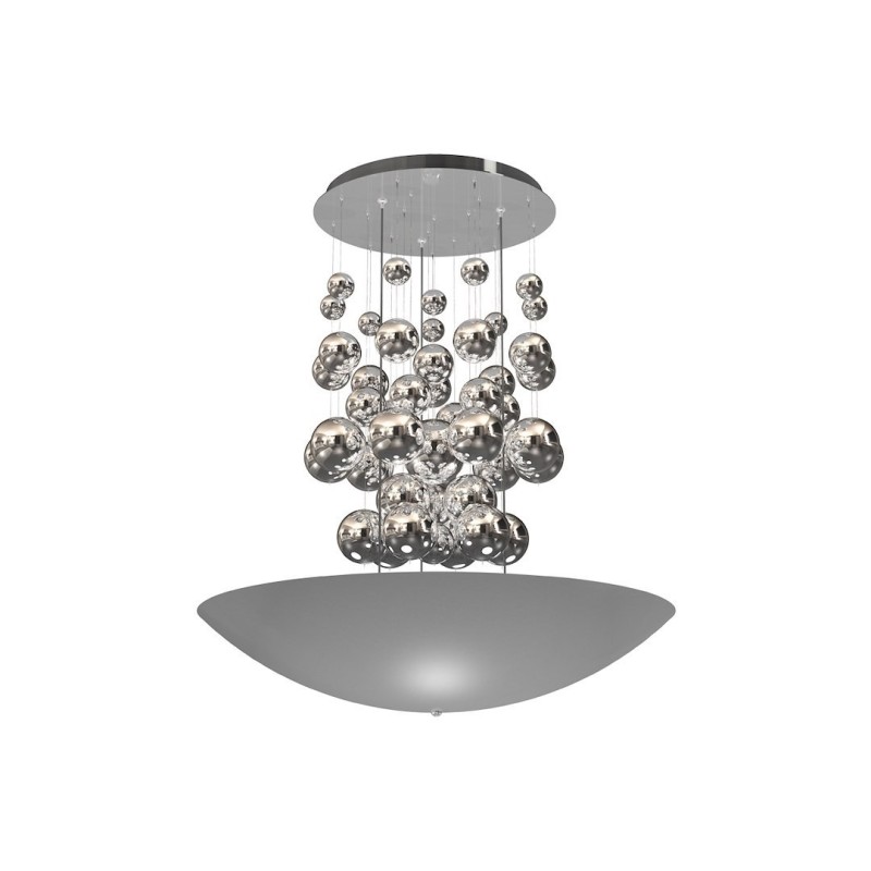 LAMPA WISZĄCA PERLA SILVER 42W LED LAMPA WISZĄCA PERLA SILVER 42W LED