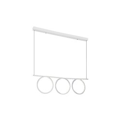 LOOP WHITE 60W LED PENDANT LAMP
