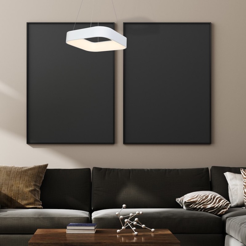 ASTRO WHITE HANGING LAMP 40W LED 3000K-4000K ASTRO WHITE HANGING LAMP 40W LED 3000K-4000K