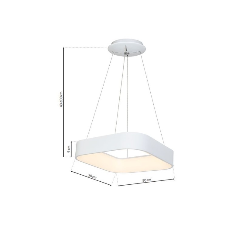 ASTRO WHITE HANGING LAMP 40W LED 3000K-4000K ASTRO WHITE HANGING LAMP 40W LED 3000K-4000K