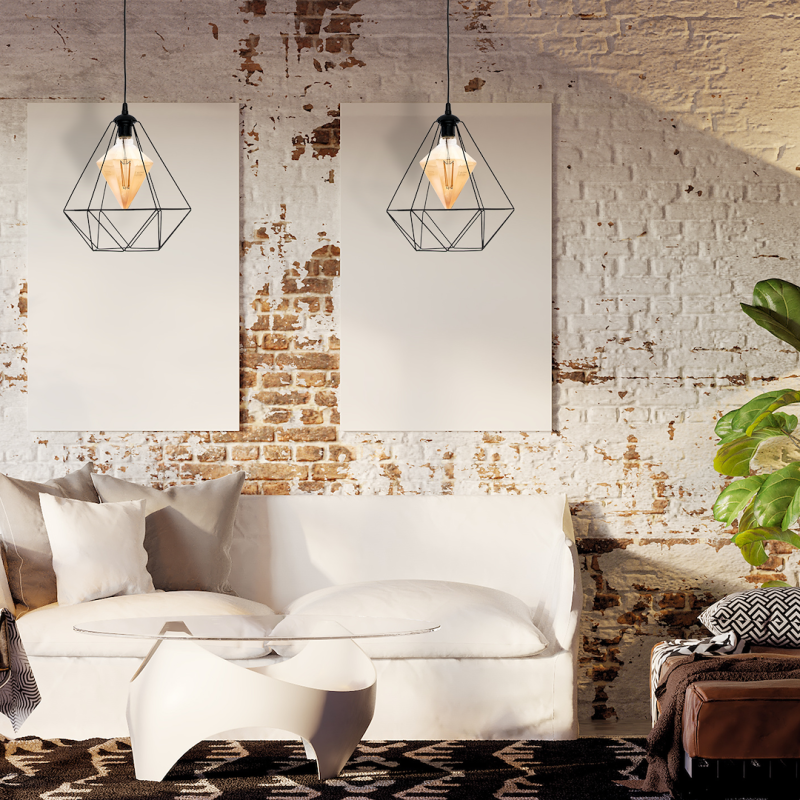 ALAMBRE BLACK hanging lamp 1xE27 4W bulb included ALAMBRE BLACK hanging lamp 1xE27 4W bulb included