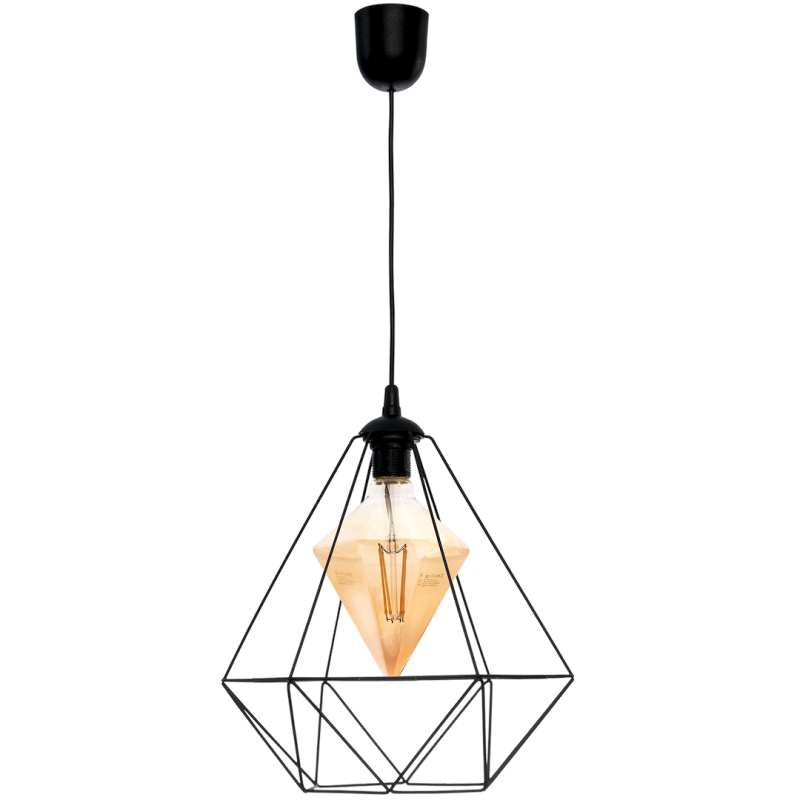 ALAMBRE BLACK hanging lamp 1xE27 4W bulb included ALAMBRE BLACK hanging lamp 1xE27 4W bulb included