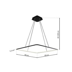 NIX BLACK 25W LED PENDANT LAMP NIX BLACK 25W LED PENDANT LAMP