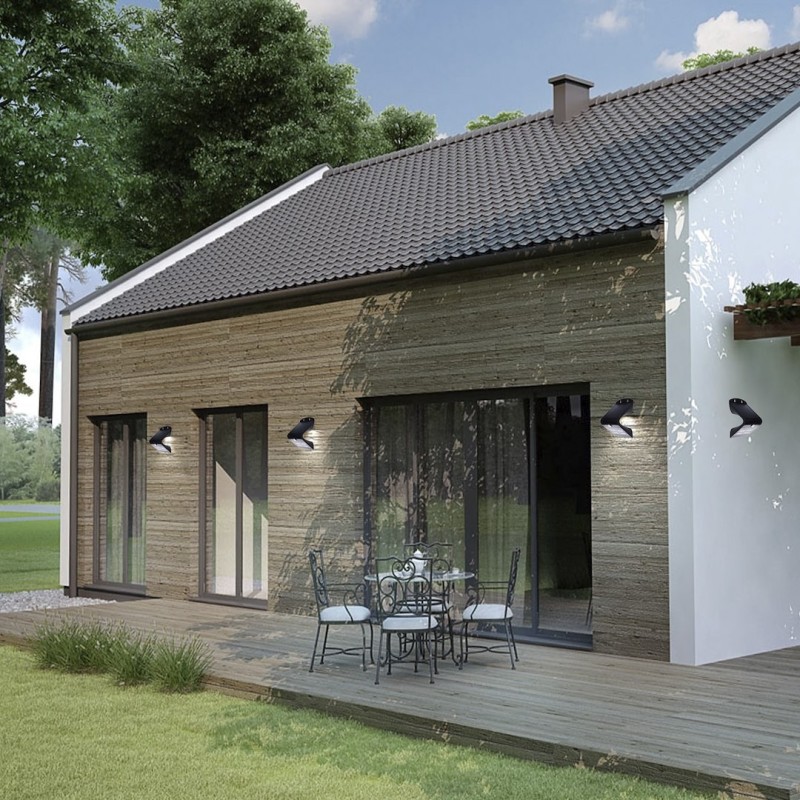 Lampka Solarna Butterfly 1,5W Czarny Lampka Solarna Butterfly 1,5W Czarny