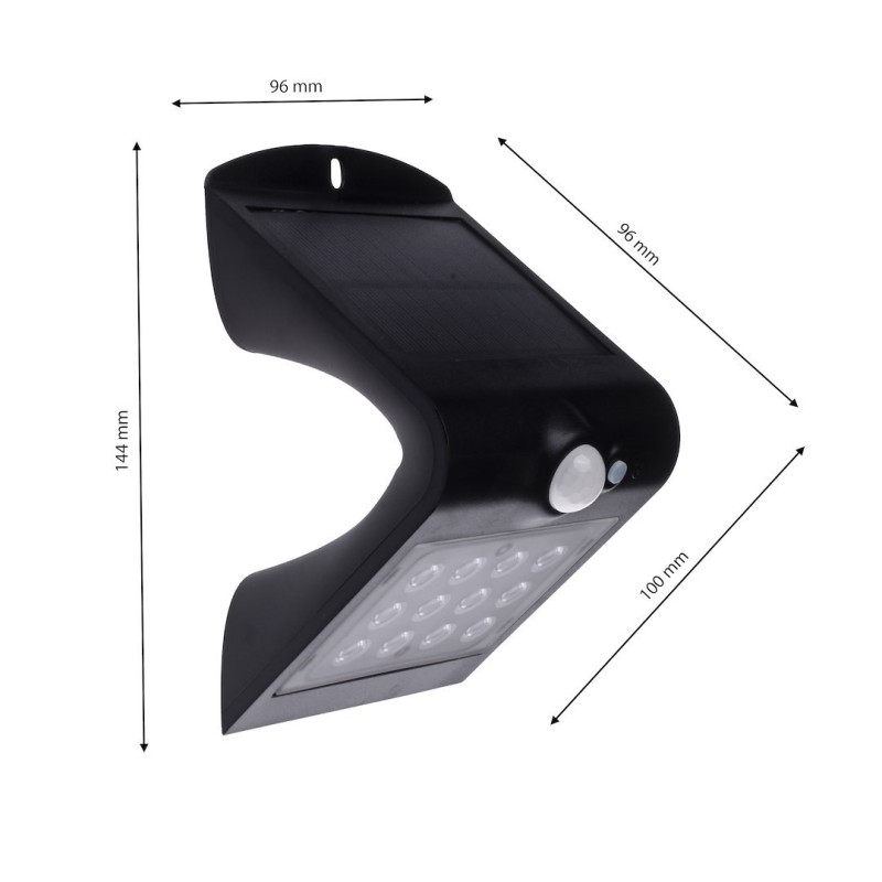 Solarleuchte Schmetterling 1,5W Schwarz Solarleuchte Schmetterling 1,5W Schwarz