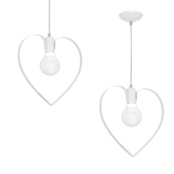 Lampa wisząca Amore 1xE27 Biały