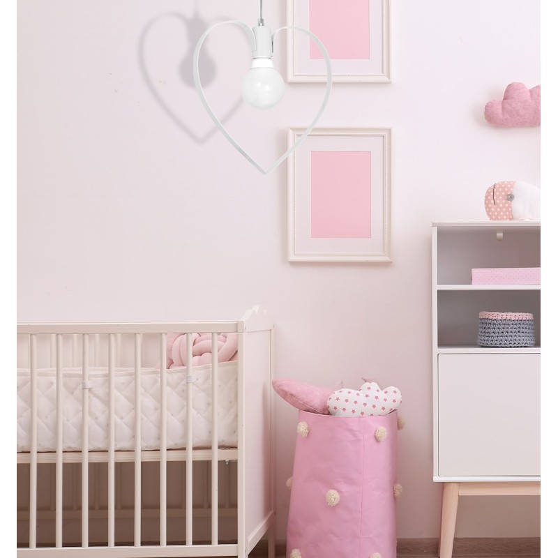 Lampa wisząca Amore 1xE27 Biały Lampa wisząca Amore 1xE27 Biały