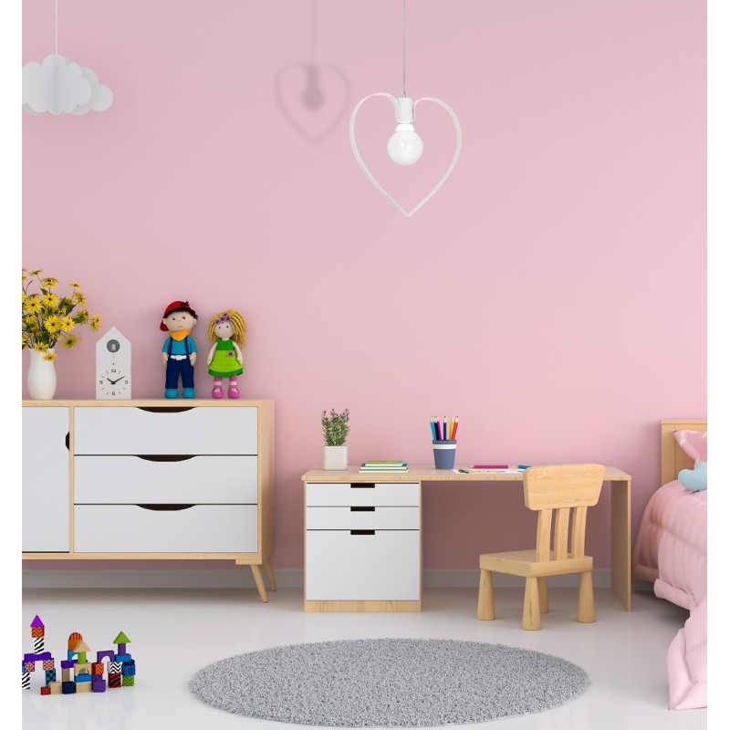 Lampa wisząca Amore 1xE27 Biały Lampa wisząca Amore 1xE27 Biały