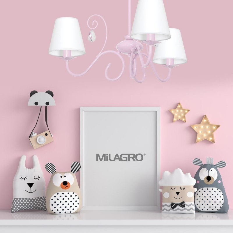 Chandelier SARA PINK 3xE14 Chandelier SARA PINK 3xE14