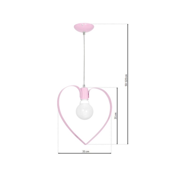 AMORE PINK Hanging Lamp 1xE27 AMORE PINK Hanging Lamp 1xE27