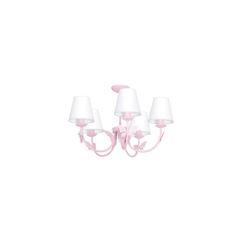 Żyrandol ALICE PINK 5xE14 Żyrandol ALICE PINK 5xE14
