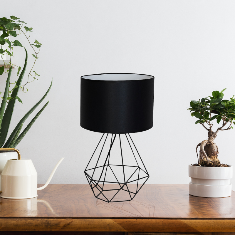 Lampka nocna BASKET BLACK 1xE27 Lampka nocna BASKET BLACK 1xE27