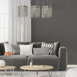 CASCATA SATIN 54W LED PENDANT LAMP CASCATA SATIN 54W LED PENDANT LAMP