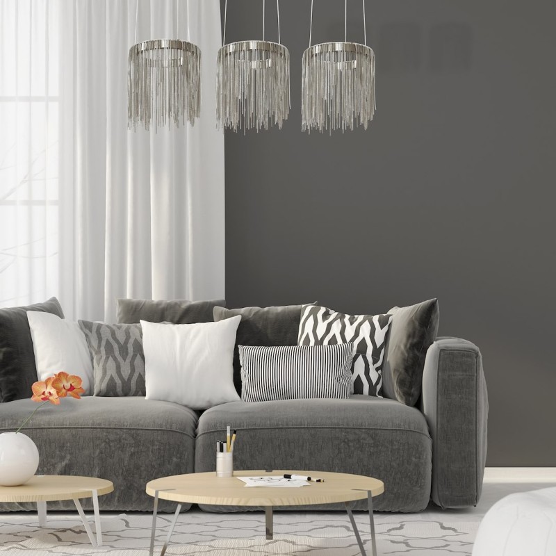 CASCATA SATIN 54W LED PENDANT LAMP CASCATA SATIN 54W LED PENDANT LAMP