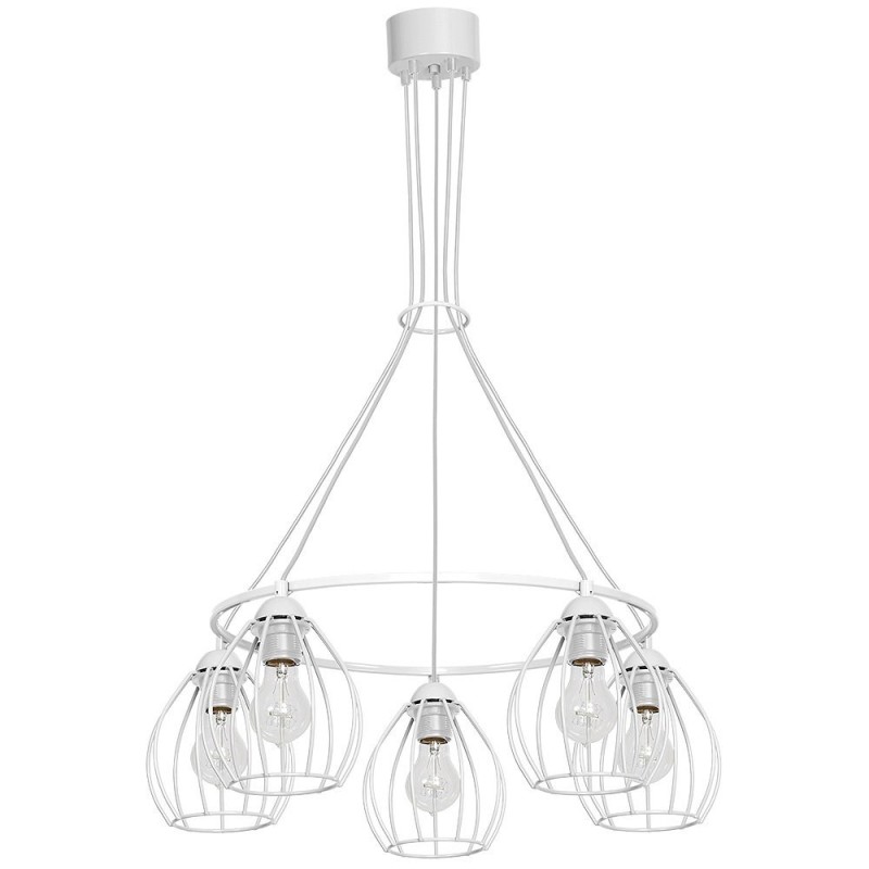 Pendant Lamp DON WHITE 5xE27 Pendant Lamp DON WHITE 5xE27