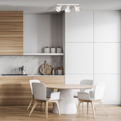Lampa sufitowa Oval 3xE27 Biały Lampa sufitowa Oval 3xE27 Biały