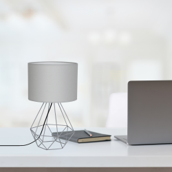 BASKET GRAY night lamp 1xE27 BASKET GRAY night lamp 1xE27