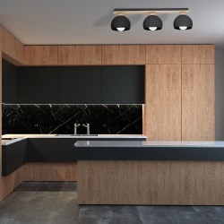 Стельова лампа DAMA BLACK 3xE27 Стельова лампа DAMA BLACK 3xE27