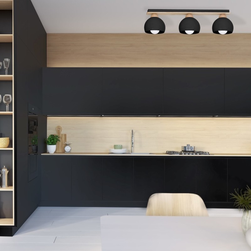 DAMA BLACK ceiling lamp 3xE27 DAMA BLACK ceiling lamp 3xE27