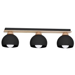 Lampa sufitowa DAMA BLACK 3xE27 Lampa sufitowa DAMA BLACK 3xE27