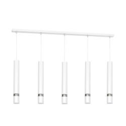 Lampa wisząca JOKER WHITE/CHROME 5xGU10