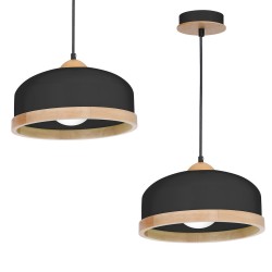 STUDIO BLACK Hanging Lamp 1xE27