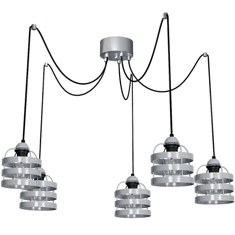Lampa wisząca LARS GREY 5xE27 Lampa wisząca LARS GREY 5xE27