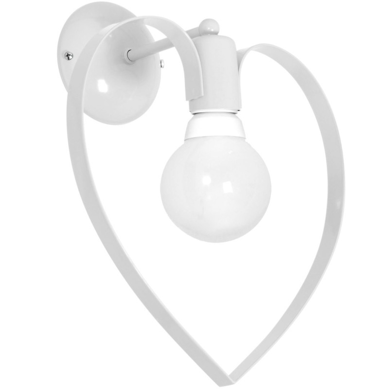 Amore Wall Lamp 1xE27 White Amore Wall Lamp 1xE27 White