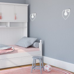 Amore Wall Lamp 1xE27 White Amore Wall Lamp 1xE27 White