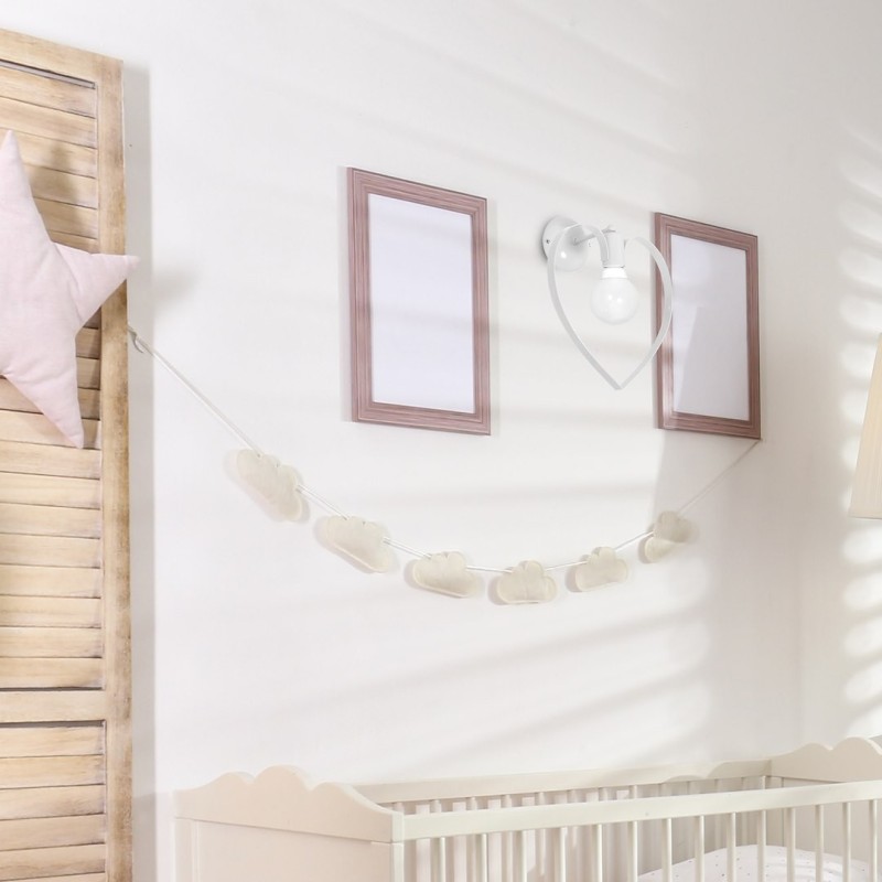 Amore Wall Lamp 1xE27 White Amore Wall Lamp 1xE27 White