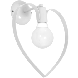 Amore Wall Lamp 1xE27 White Amore Wall Lamp 1xE27 White