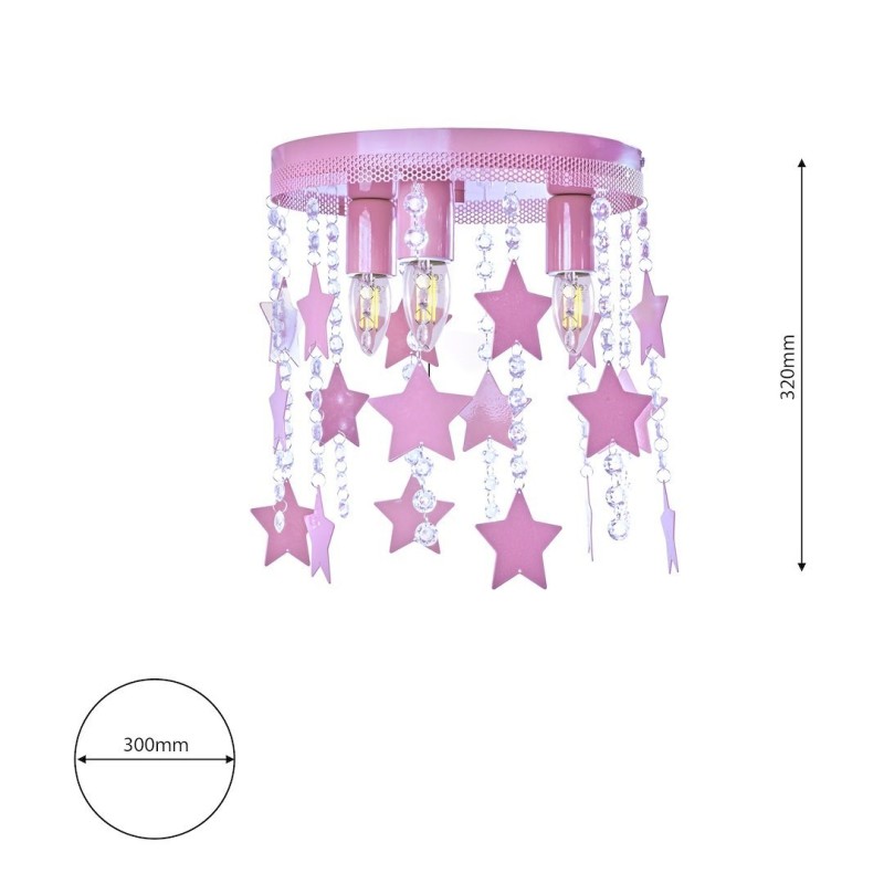 Ceiling Lamp STAR 3xE27 Ceiling Lamp STAR 3xE27