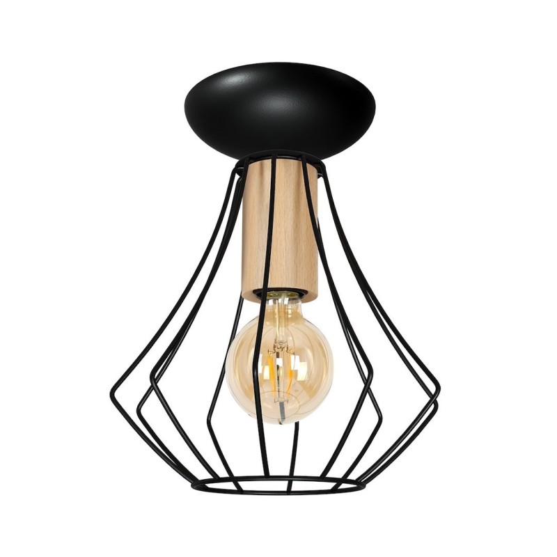 Ceiling lamp WILL BLACK 1xE27 Ceiling lamp WILL BLACK 1xE27