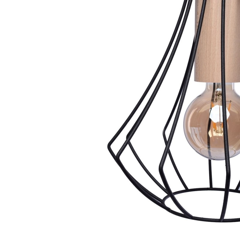 Lampa sufitowa WILL BLACK 1xE27 Lampa sufitowa WILL BLACK 1xE27
