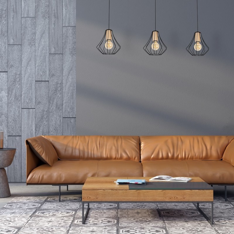 Lampa wisząca WILL BLACK 3xE27 Lampa wisząca WILL BLACK 3xE27