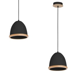 STUDIO BLACK Hanging Lamp 1xE27