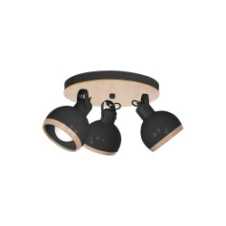 Deckenleuchte OVAL BLACK 3xE27 Deckenleuchte OVAL BLACK 3xE27