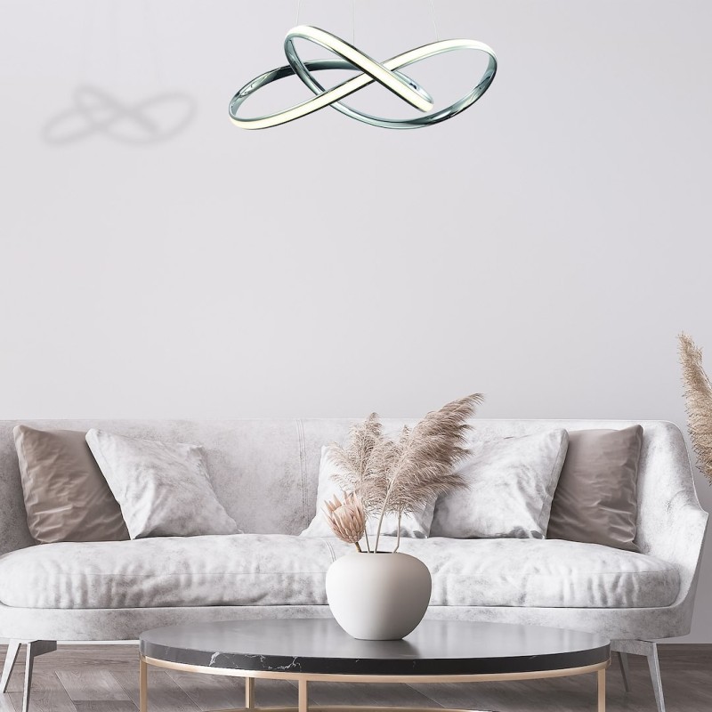 CAPPIO CHROME 36W LED PENDANT LAMP CAPPIO CHROME 36W LED PENDANT LAMP