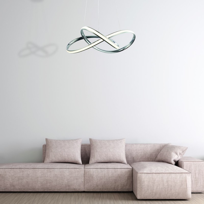 CAPPIO CHROME 36W LED PENDANT LAMP CAPPIO CHROME 36W LED PENDANT LAMP