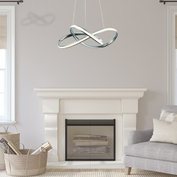 CAPPIO CHROME 36W LED PENDANT LAMP CAPPIO CHROME 36W LED PENDANT LAMP