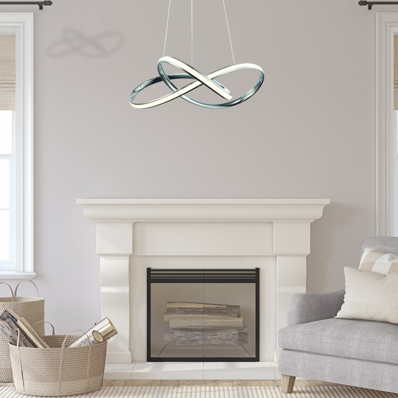 CAPPIO CHROME 36W LED PENDANT LAMP CAPPIO CHROME 36W LED PENDANT LAMP
